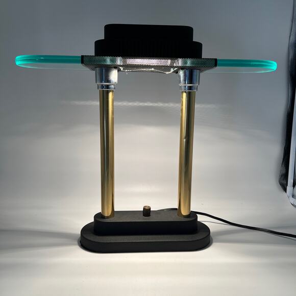 Postmodern Banker's Halogen Lamp Underwriter's Laboratories Sonneman Kovacs - Picture 6 of 13